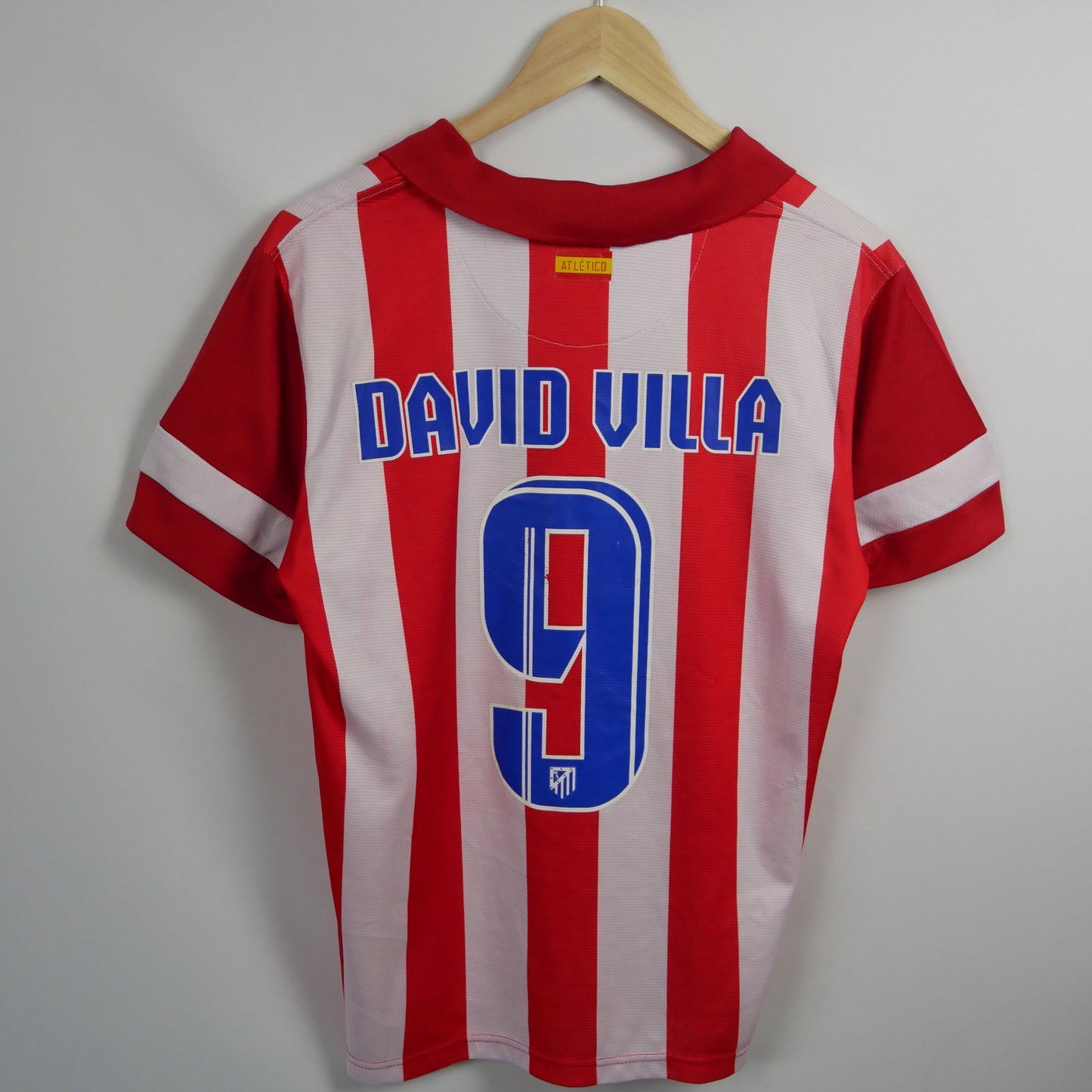 Atlético Madrid vintage David Villa Trikot