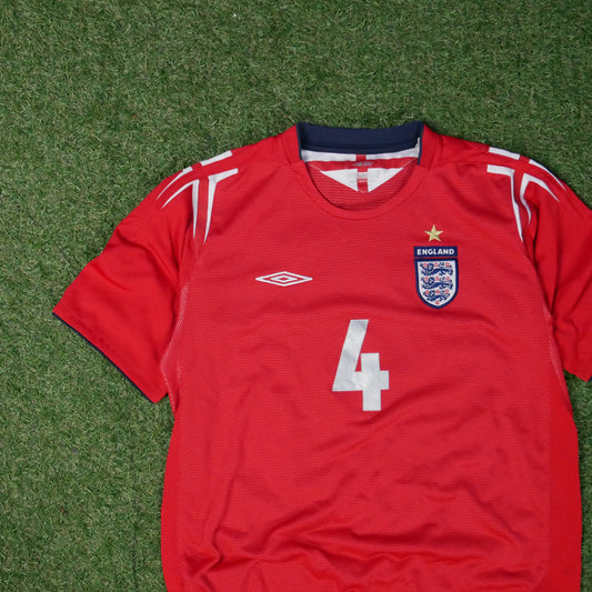 England vintage Gerrard Trikot