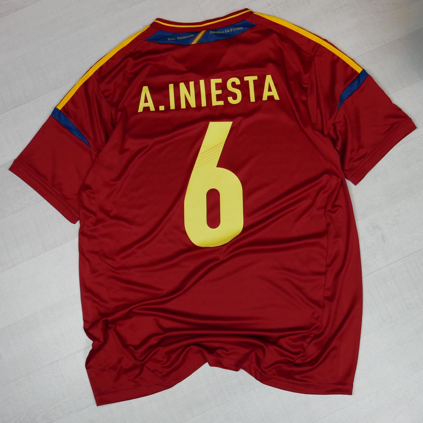 Spanien vintage Iniesta Trikot